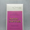 Madagascar 72% dark chocolate bar unwrapped
