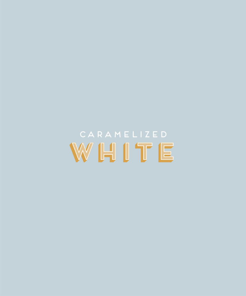 Caramelized white blonde chocolate bar